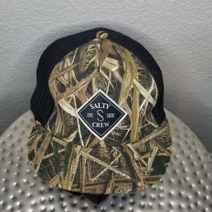 salty crew camo trucker hat